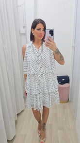 Abito Pois Bianco