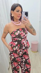 Coordinato Flora Marrone art.592088
