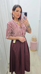 Camicia Rigo Rigo Bordeaux