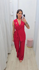 Tailleur Farfalla Rosso art 8641