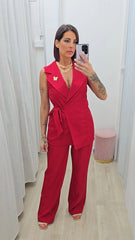 Tailleur Farfalla Rosso art 8641