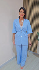 Tailleur Bruna Azzurro