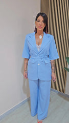 Tailleur Bruna Azzurro