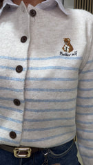 Cardigan Teddy Marrone art.1397