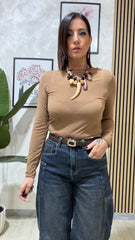 Maglia Cashmere Camel