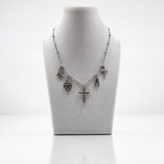 collana malocchio silver