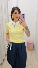 T SHIRT GIOIELLO GIALLO ART.dr317