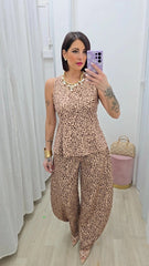 Coordinato Animalier Beige ART.22003