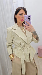 TRENCH ECOPELLE BEIGE