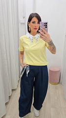T SHIRT GIOIELLO GIALLO ART.dr317