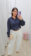 CAMICIA VIVIAN BLU