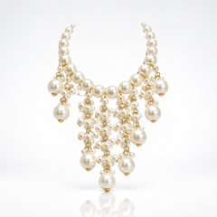 Collana Cascata Perle