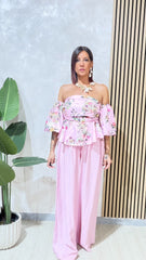 Pantalone Flower Rosa art.9297