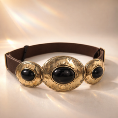 Cintura Marrone  Elastica