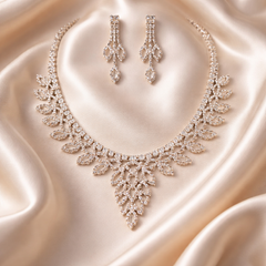 Collana e orecchini Silver