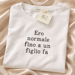 T-Shirt Scritta Figlio