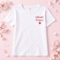T-Shirt Scritta  Calmati Proprio