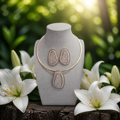 Set Collana orecchini Gold