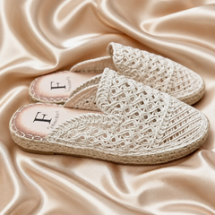 Sabot Mules Beige
