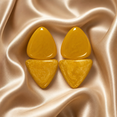 Orecchini Doppio Giallo