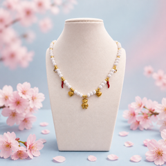 Collana orsetto Bianco