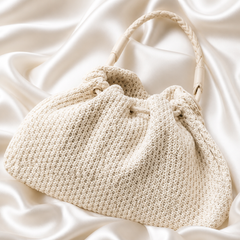 BORSA SACCO PANNA/BEIGE