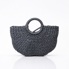 Borsa Paglia Nera