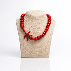 Collana Stella Rosso