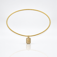Collana Choker e Iniziale