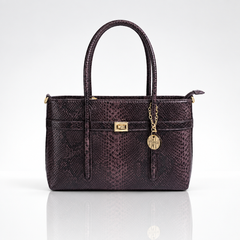 Borsa Cocodrillo Marrone