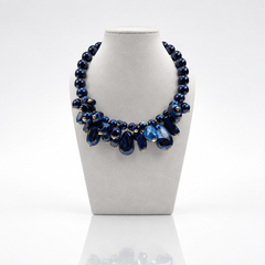 Collana e Orecchini Blu
