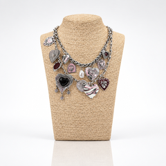 Collana doppio filo Silver