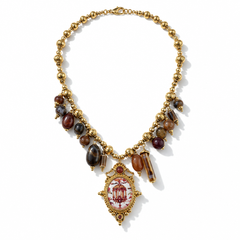 Collana Barocco Beige