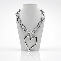 COLLANA CUORE SILVER