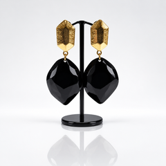 ORECCHINI NERO CLIP