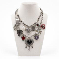 Collana doppio filo Silver