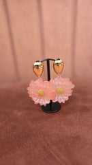 Orecchini Fiore Rosa