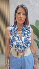 Camicia Aurora Blu