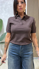 Maglia Polo Migo Marrone