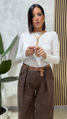 Pantalone Soraia,  Marrone art.551646
