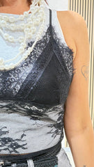 CANOTTA+BLUSA IN PIZZO