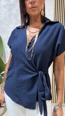 Camicia Portafoglio Blu