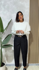 Pantalone Sigaretta Nero art.30131