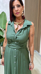 Abito Camicia Verde