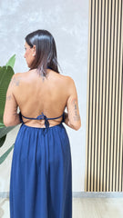 Abito Camelia Blu