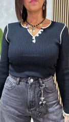 Maglia Coste Nera