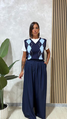Pantalone Super Palazzo Blu art.66983