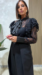 Camicia Pizzo Nera