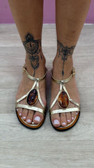 Sandali Pietra Gold