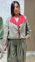Bomber Quadretti Verde